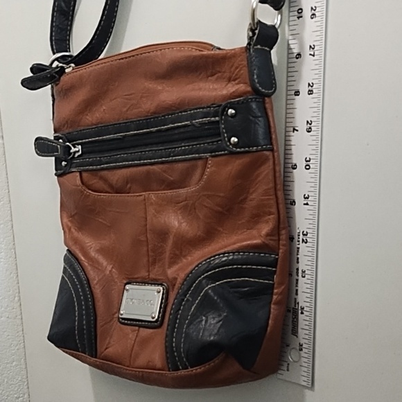 Saddle Brown & Dark Brown & a Burgundy Black Crossbody/Bag 2 bags - Picture 12 of 16